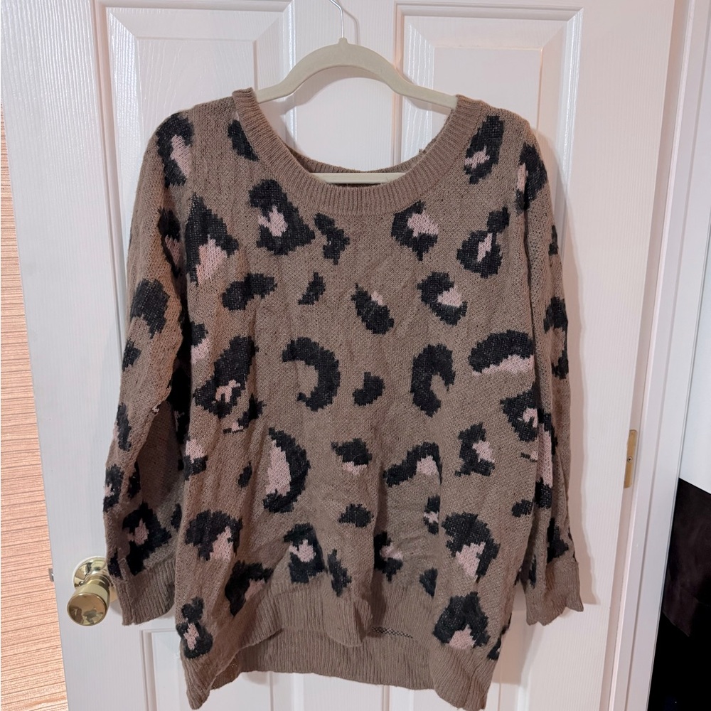 Torrid Leopard Print Sweater